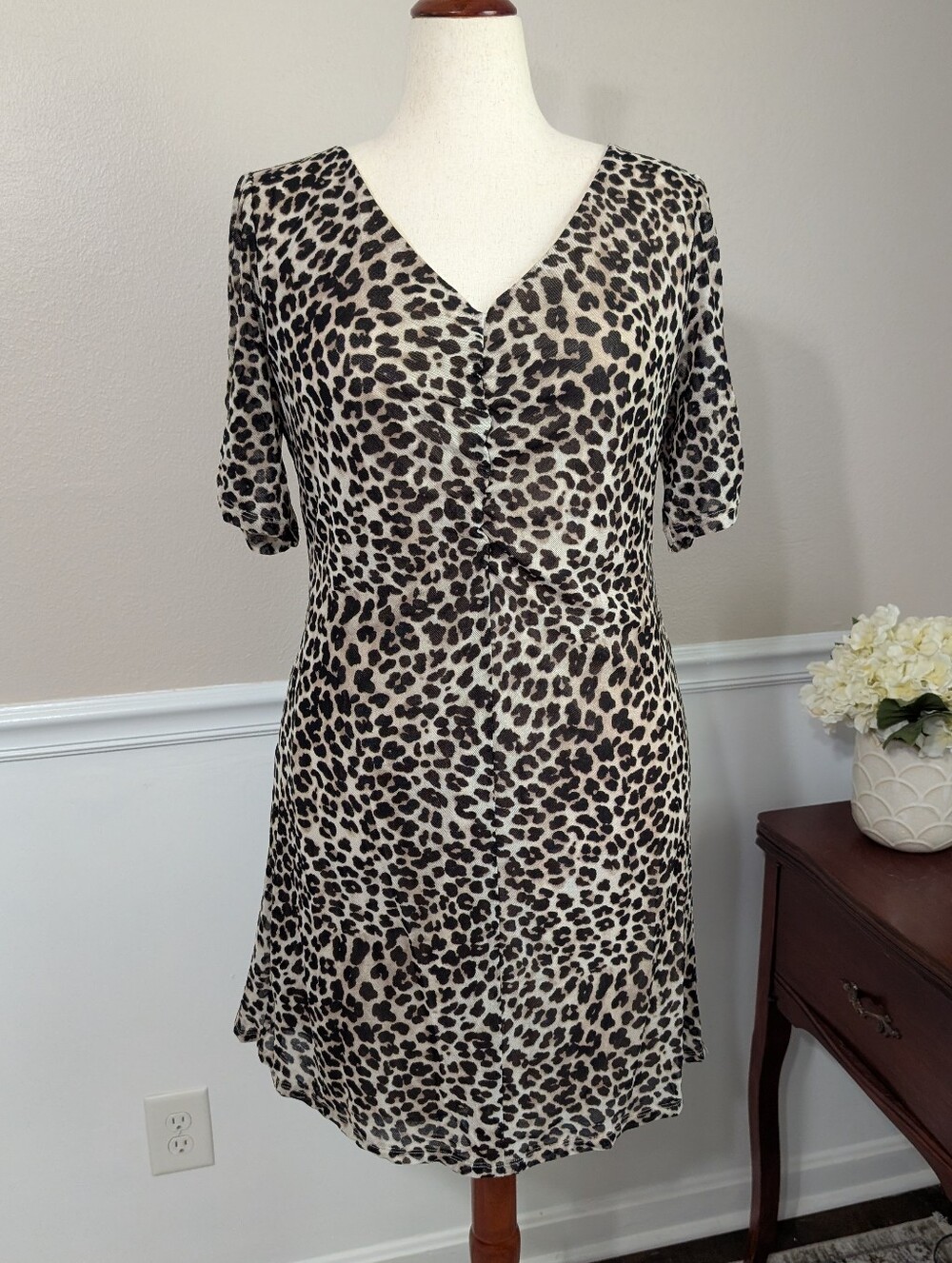Cato Leopard Print Dress Size XL